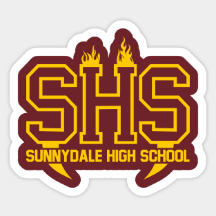 sunnydale high school Sticker